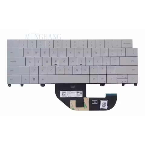 M New Laptop US Keyboard for Dell XPS 13 Plus 9320 Backlit Backlight White