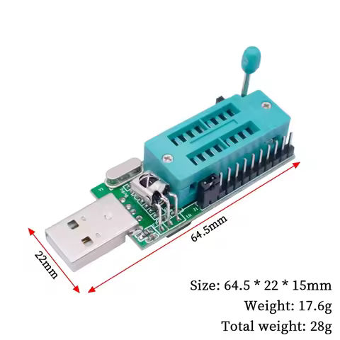 CH341A programmer V1.7 1.8V level shift W25Q64FW W25Q128FW