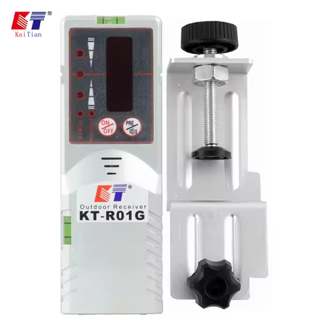 KaiTian Level Laser Receiver Professional High Precision Outdoor Detector For Green 4D Red 12 Line S