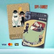 TNG Spy × Family - Touch n Go Card Sticker Cover TNG / MASTER / VISA / CREDIT/ DEBIT CARD STICKER