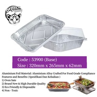 (1271) Aluminium Foil Tray Saiz S / Baking Tray / Buffet Catering Food Tray / Partyware Aluminium Fo