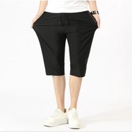 Men's running pants 7/8 sports gym fitness Misty elastic thick MPN-84