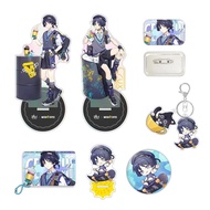 Standee Anime Scaramouche Wanderer Wanderer Wanderer Genshin Impact Model Acrylic Keychain Badge Bal