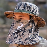Topi Askar Tutup Muka Topi Lelaki Kebun Topi Mancing Penutup Muka