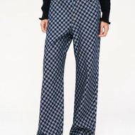 【幾何】新中式復古中國風 直筒牛仔褲