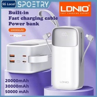 SG Local- LDNIO Powerbank Fast Charging 50000mah Laptop Power Bank PD 22.5W Powerbank with Type C an