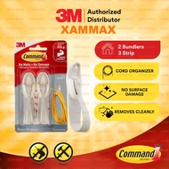 3M Command - 17304 ANZ Cord Bundlers ( 2 Pcs/Pck ) (1 Bundler holds up to 0.9kg) 17304ANZ