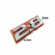 MESIN Logo Emblem Number Symbol 2.8 for fortuner car engine marker
