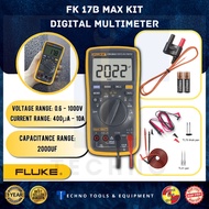 Fluke 17B MAX-01 / MAX-02 / MAX-KIT Digital Multimeter; Capacitance range: 2000uF FK 17B MAX - 100% 