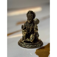 Hanuman Statue with Gada - Antique Silver Finish