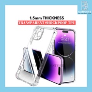 I-Phone 16 Pro Max 16 15 Pro Max 15 14 Pro 14 13 Pro 13 12 11 X 1.5mm Thickness Transparent Camera P