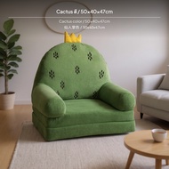 โซฟาเด็กแบบพับได้ ลายการ์ตูนสุนัขดอกกุหลาบ 2 ชั้น ผ้ากำมะหยี่และฝ้าย PP เหมาะสำหรับกิจกรรมสนุกๆ ในห้