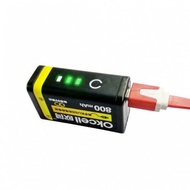 9V USB Rechargeable Battery OkCell