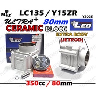 👍(EXTRA JET) LC135 Y15ZR 80MM/78MM/77MM/73MM/70MM/63MM/65MM/57MM Y15 LEO CERAMIC BLOCK BLOK CYLINDER