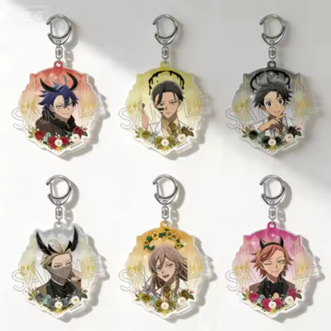 Anime Tougen Anki Characters Masumi Yodogawa Kyoya Oiranzaka Ikari Yaoroshi Acrylic Key Chains Bag D