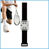 Tennis Score Keeper Big Screen Portable Counter Tennis Wrist Strap Score Board for Adults Scorekeepe