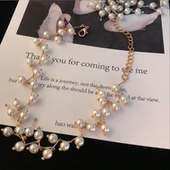 Korean Ornament Starry Necklace Fairy Tree Branch Short Pearl Necklace Short NecklacechokerChoker Ne