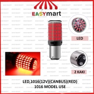 LED 1016 Lampu Mentol Merah Red Light Bulb Led 1016 12V Canbus 1 Set 2 Pcs