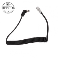 HEEPDD 2Pin Spring Power Cable  DC Reinforced Sleeve Camera Gold Plated Fast and Stable Supply Cord 
