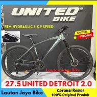 SEPEDA GUNUNG 27.5 MTB UNITED DETROIT 2.0 New