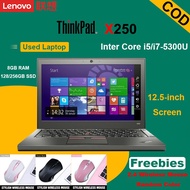 [Freebie&amp;COD] Lenovo ThinkPad X250 2nd Hand Laptop Netbook Laptop For office/Gaming 1Year Warranty