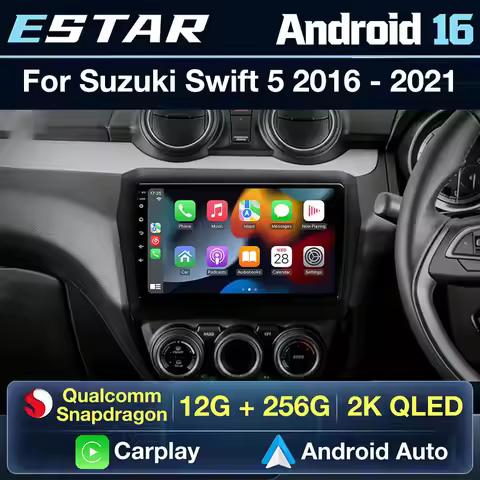 Android 16 For Suzuki Swift 5 2016 - 2020 Car Radio GPS Multimedia Player Navi Head Unit Wireless Ca