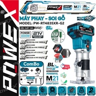 POWEX PW-RT4835XR-G2 wood milling machine - 850W, powerful, 6-speed adjustment, precise ALU grooving