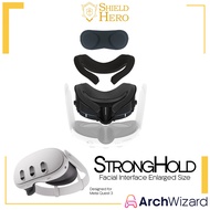Shield Hero Stronghold Facial Interface Enlarged Size (Meta Quest 3)