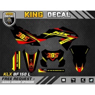 Decal KLX BF 150L KLX OLD KLX S DECAL KX CUSTOME DECAL KLX BF 150L 51