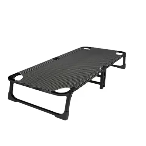 New Fashion Simple Single Bed Mass Wholesale Metal Folding Bed Adult Office Outdoor Portable Folding