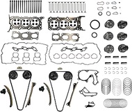 G6DH 3.3L Engine Rebuild Overhaul Kit w/Timing Chain Kit,Head Gasket Set Fit for Kia Sorento Sedona 