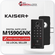 Kaiser+ M1590GNK Gate Digital Lock | Smart Digital Gate lock | Free Installation and Delivery | 6 Way Authentication