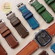 Casio Ae-1200Wh Ae-1200Whd Handmade Leather Watch Strap