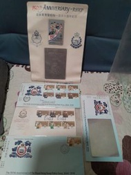 前警務處長 李君夏 Li Kwan Ha 親筆簽名 香港皇家警察150週年紀念票+首日封