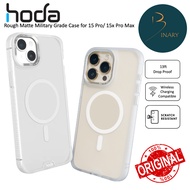 Hoda Rough Anti-Fingerprint Military Grade with Magnetic Charging Matte Protection Case for iPhone 1