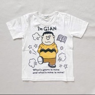 現貨🇯🇵日本直送🔥胖虎嬲嬲短袖T恤 Gian Doraemon Kids Emoji Tee T-shirt gift 童裝 多啦A夢叮噹 聖誕生日禮物 休閒運動露營郊遊