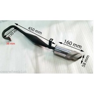 Exhaust Pipe Engine 49cc Sports Car Muffler Exhaust Pipe Mini Car Accessories Anti-Scalding Aluminum