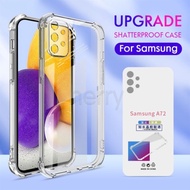 Transparent Anti-Drop TPU Soft Phone Case For Samsung Galaxy S24 S23 S22 S21 Plus S20 FE S10 S9 A35 A15 A25 A55 A14 A24 A34 A54 A13 A23 A53 A73 A33 A72 A52 A32 A12 Shockproof