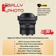 Sigma 10-18mm f/2.8 DC DN Contemporary Lens I Sigma SG Warranty