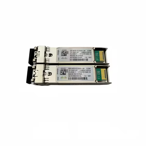 For Cisco DS-SFP-FC32G-LW SFP28 32G Fibre Channel LW Transceiver 10-3207-01 1310nm 10KM SMF Optical 