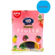 4D Gummy Fruits Flavors 48g