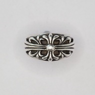 Chrome hearts 十字花閉口戒指 US7.75