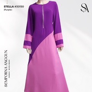 JUBAH MUSLIMAH - Monochrome & Nursing, 3 warna | STELLA #30150