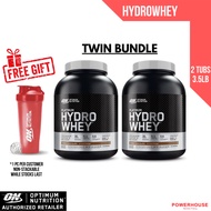 [TWIN BUNDLE] Optimum Nutrition Platinum Hydrowhey, 3.5lb x2 [Hydro Whey - 100% Hydrolyzed Whey Prot