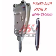 POWER RAM RMB 8 CHISEL  80-830mm