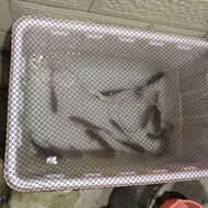 Turtle Box Anti-Escape Net Fish Tank Anti-Jump Net Plastic Box Net Cover Small Fish Pond Anti-Jump N