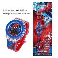 Spider Man Watch Children Boys Spider Man Sport Silicon Digital Wrist Watch Children's Gifts