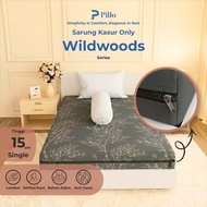 Pillo - Wildwoods Collection Aesthetic Single Zippered Mattress Cover 80x200 90x200 100x200 120x200