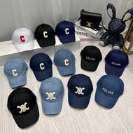 2024 New Style C Letter Baseball Cap Korean Version Three-Dimensional C Letter Label Dark Blue Cap