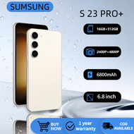 SAMSUNG S23 PRO มือถือ 7.3 นิ้ว สมาร์ทโฟนขายดีของแท้ โทรศัพท์ Android กล้อง HD สมาร์ทโฟน Google โทรศัพท์เกมมิ่ง โทรศัพท์ราคาดีที่สุด โทรศัพท์อายุแบตเตอรี่ยาวนาน 6800mAh โปรโมชั่นลดราคา โทรศัพท์มือถือรุ่นใหม่